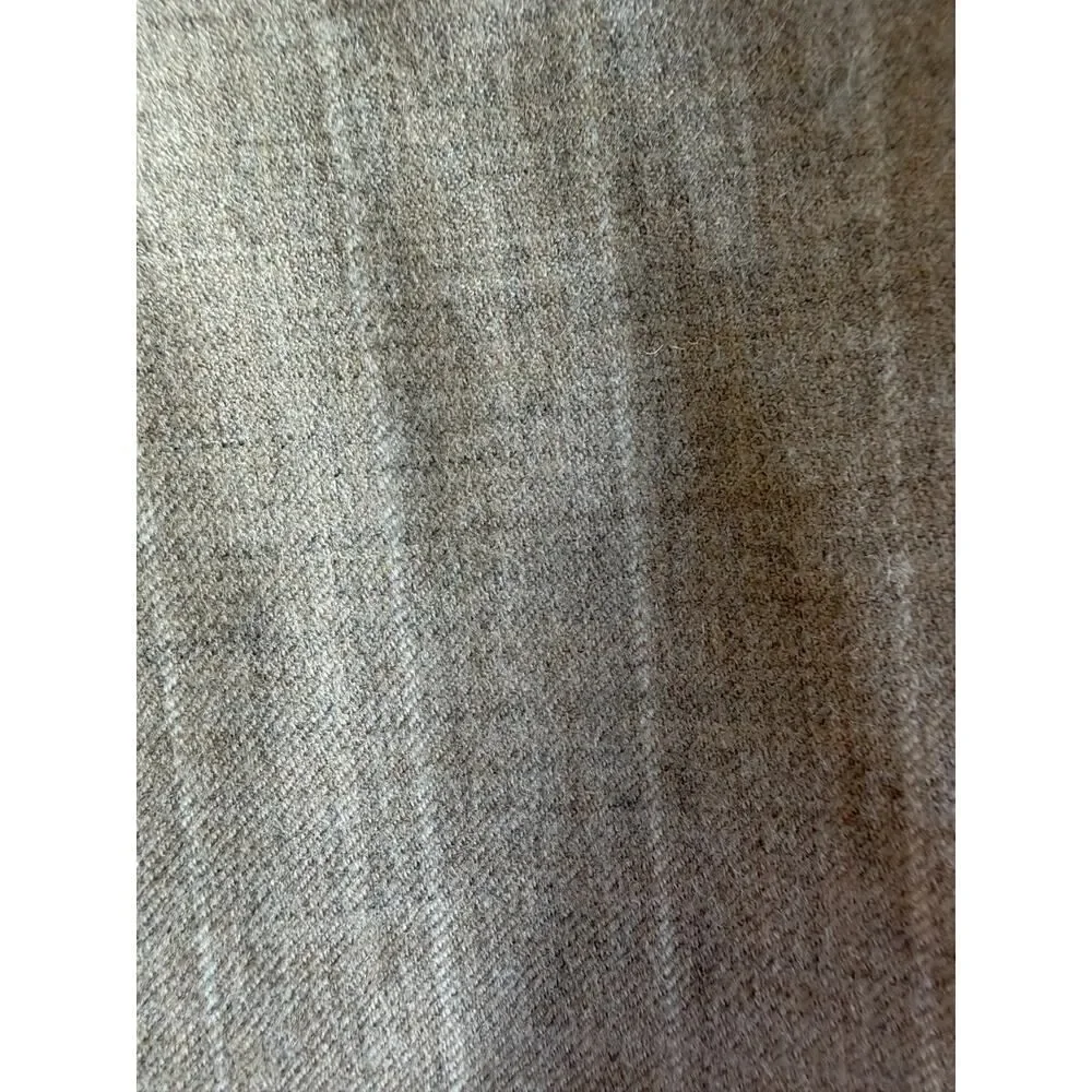 Banana Republic Women's Wool Striped Straight Leg Tan Trousers - Size 2